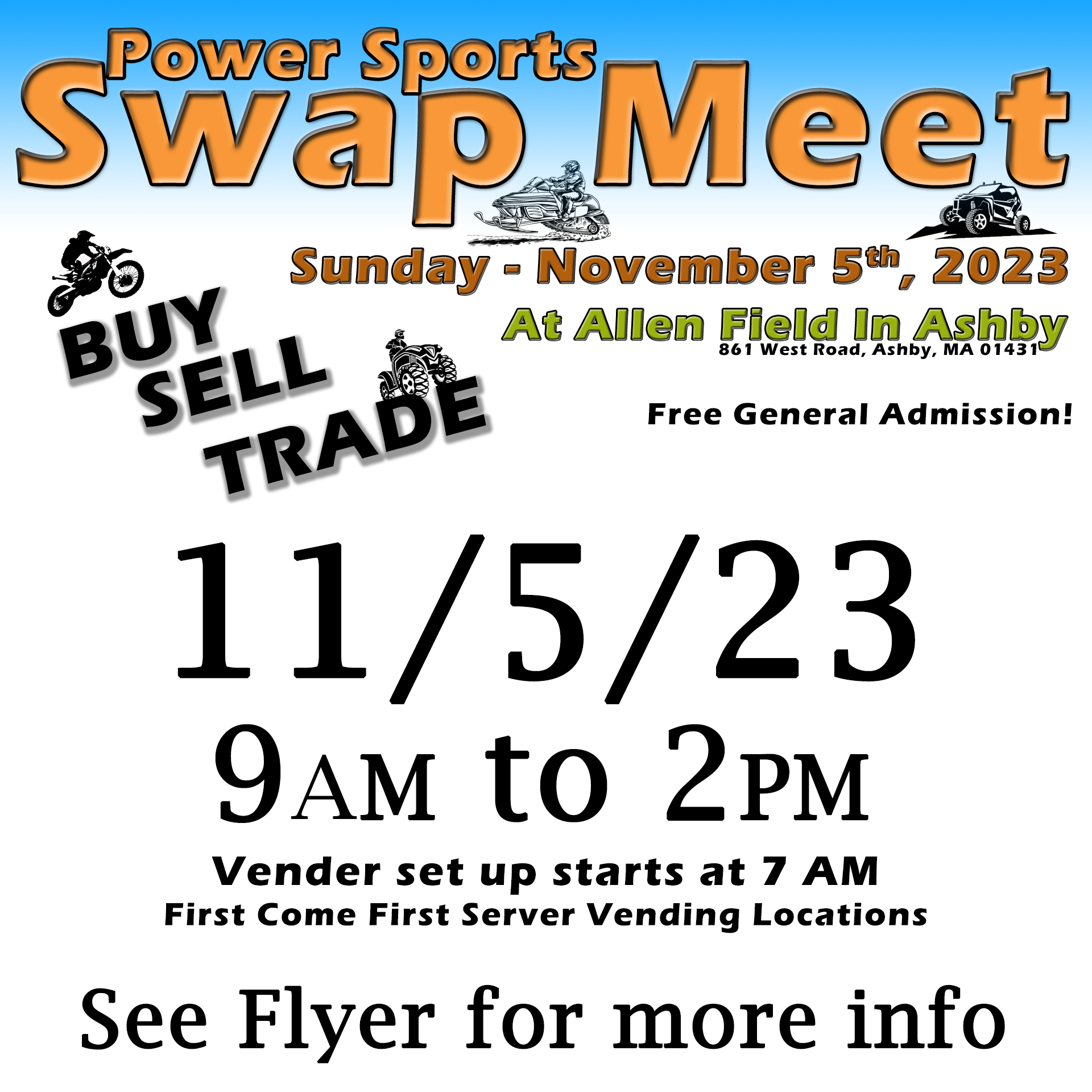 Power Sports Swap Meet