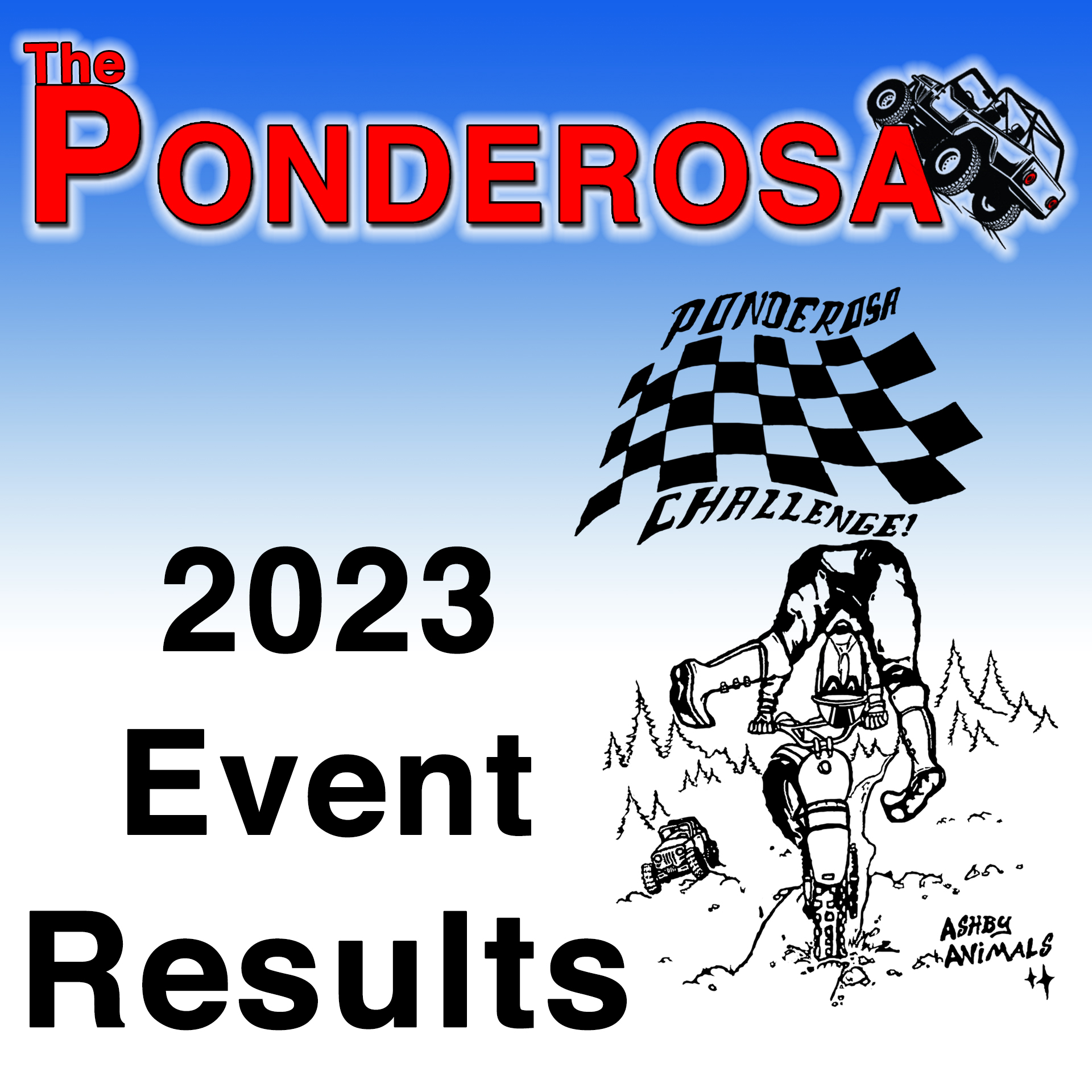 Ponderosa challenge 2023 Results